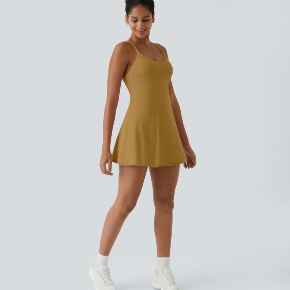 NWOT: Softlyzero Plush Backless Active Dress-Easy Peezy Edition